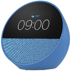Amazon Echo Spot Smart Alarm Clock with Alexa Ocean Blue