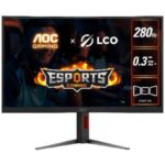 AOC 27" FHD 280HZ 0.3ms Curved Gaming Monitor C27G4Z
