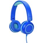 BONELK Comfort Kids Wired Headphones Blue/Green