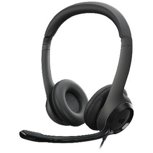 Logitech H390 USB Computer Headset Black