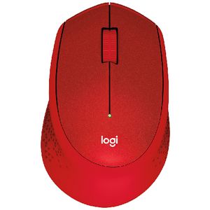 Logitech M331 Silent Wireless Mouse Red