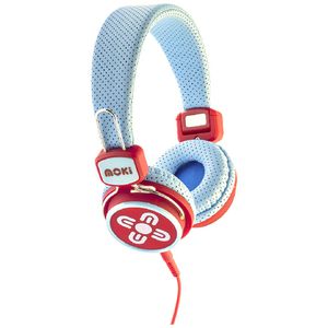 Moki Kid Safe Volume Limited Headphones Blue/Red