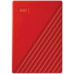 WD 2TB My Passport Portable Hard Drive Red
